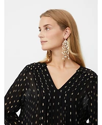 Masai Copenhagen Women's Long Sleeve V-Neck A-Line Dress