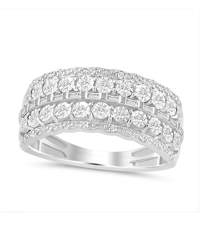 Macy's Diamond Band Ring (1/4 ct. t.w.) in 14k White Gold