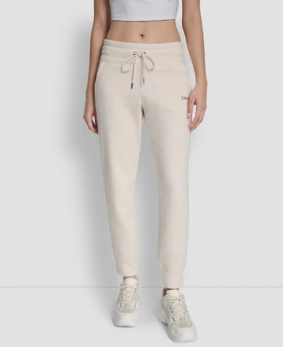Dkny Women's Metallic Bubble Slim Fit Jogger Pants
