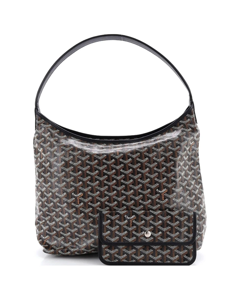 Pre-Owned Goyard Boheme Hobo Coated Canvas