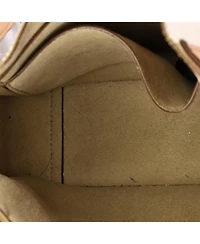 Pre-Owned Stella McCartney Mini Logo Crossbody Bag Perforated Faux Leather