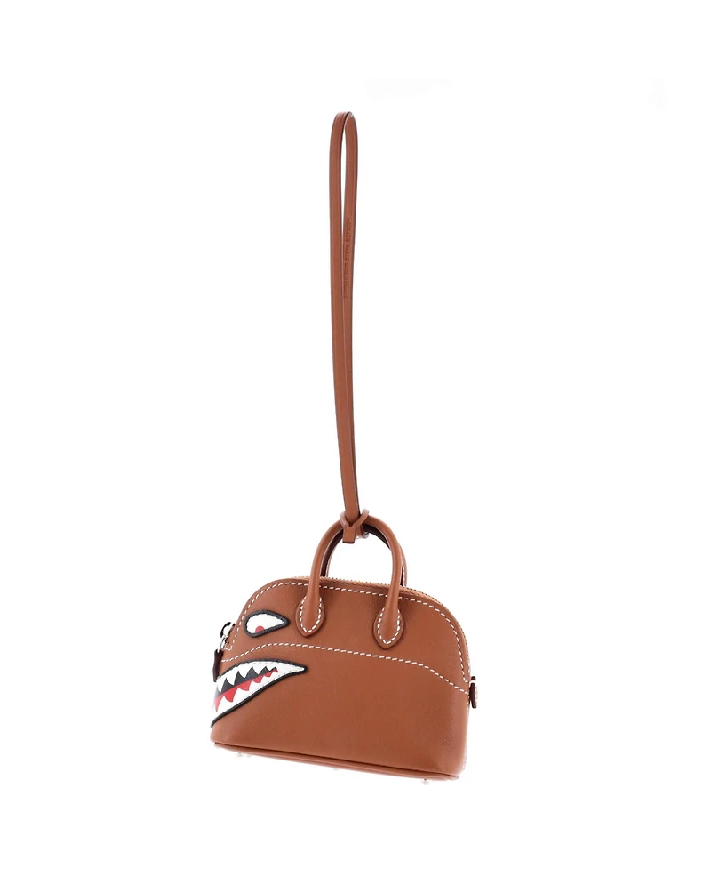 Pre-Owned Hermes Bolide Shark Bag Charm Leather
