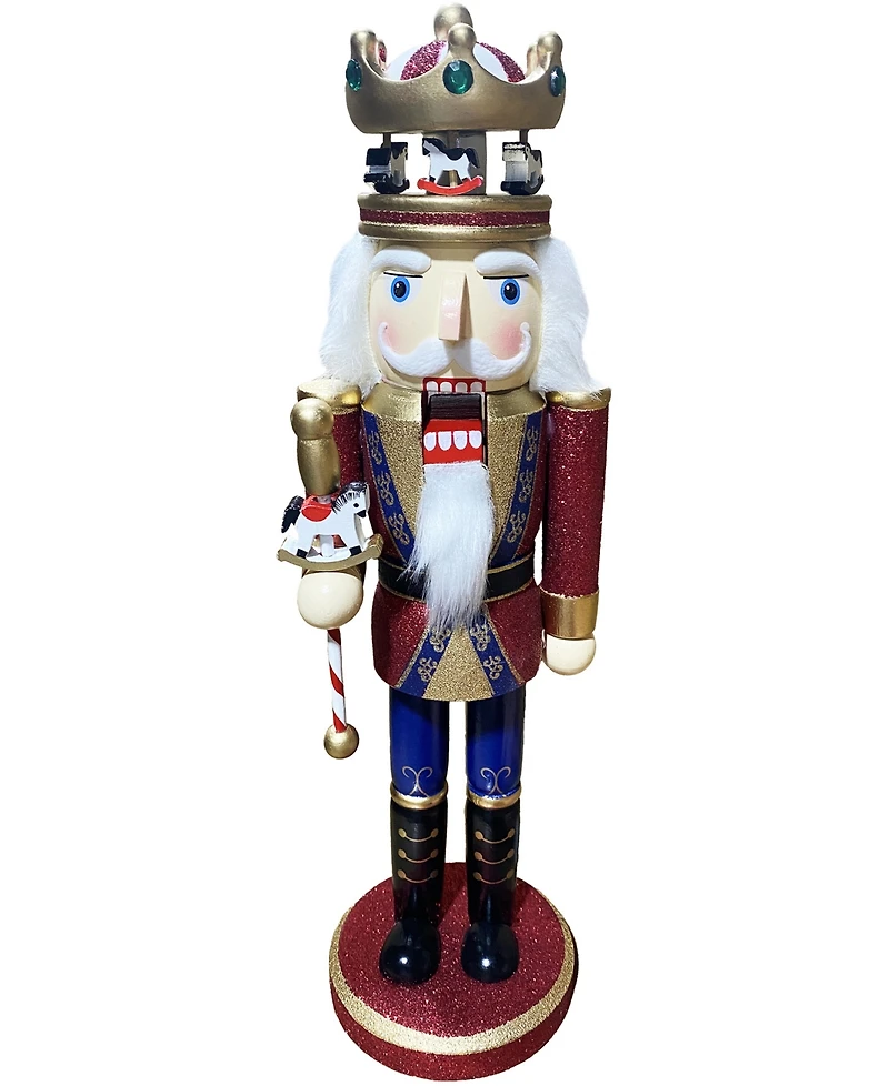 Santa's Workshop 14" Merry-Go-Round Nutcracker