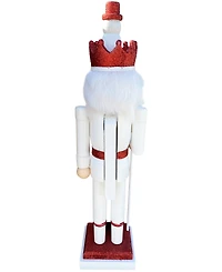 Santa's Workshop 15" Peppermint Nutcracker