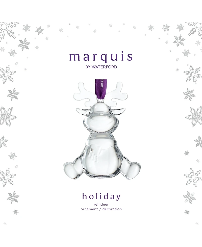Marquis by Waterford Crystal Reindeer Ornament