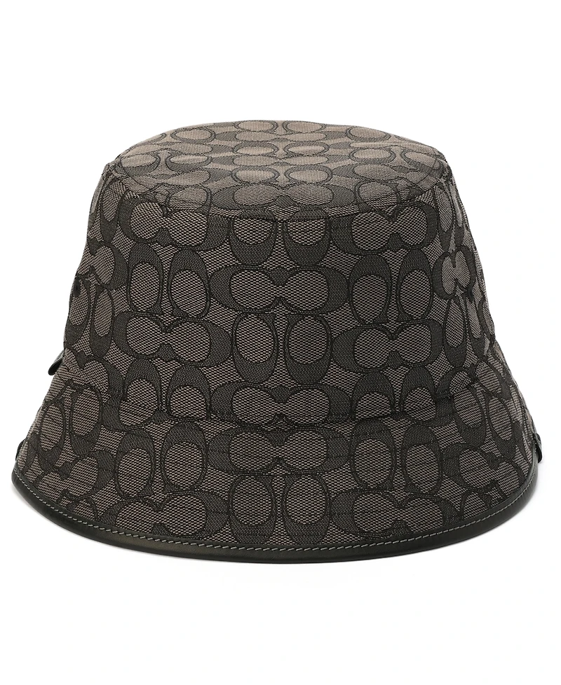 Coach Men's Signature C Jacquard Bucket Hat