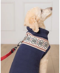 Hope & Henry Organic Fair Isle Dog Sweater