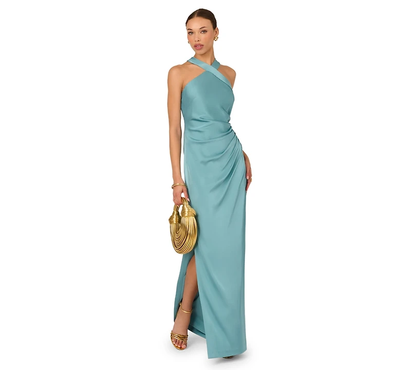 Adrianna Women's Halter Neck Maxi Dress