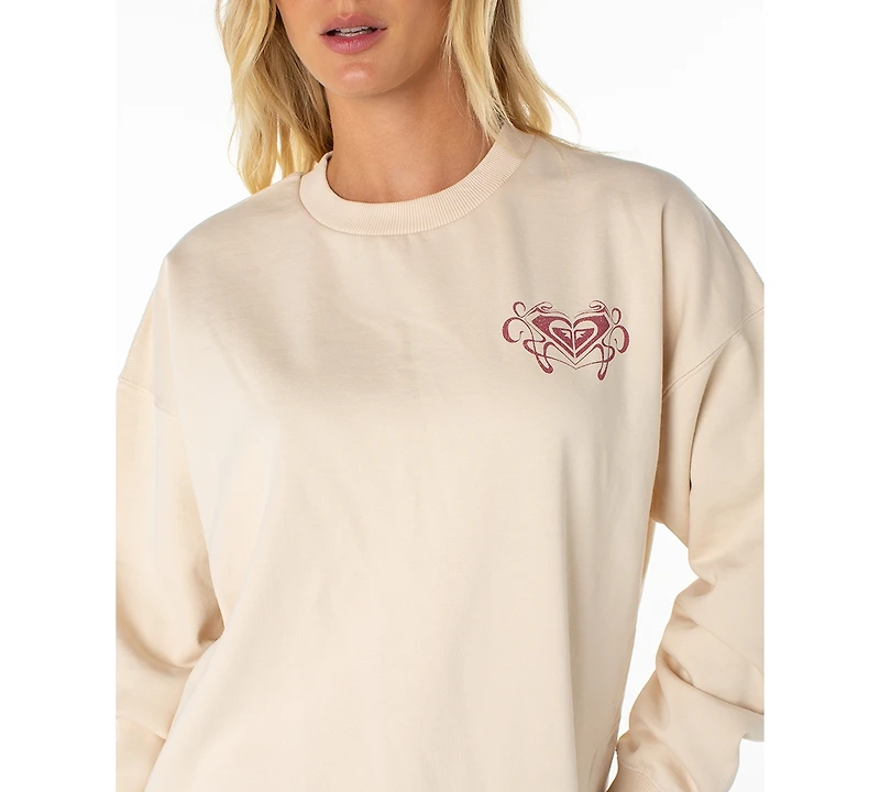 Roxy Women's Lineup Oversized Crewneck T-Shirt