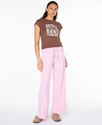 Roxy Women's Stay Salty Block 90s Baby Short-Sleeve T-Shirt