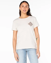 Roxy Women's Nouveau Hibiscus Boyfriend Crewneck Short-Sleeve T-Shirt