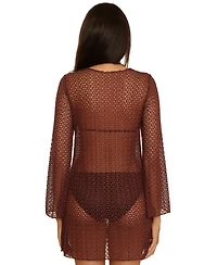 Becca Women's Crocheted Cover-Up Dress