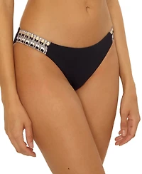 Becca Women's Fiesta Basket Weave Trim Hipster Bottom