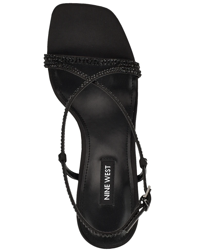 Nine West Women's Vallanh Square Toe Dress Sandals