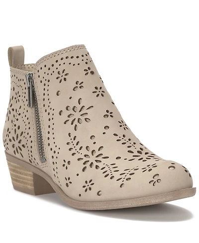 Lucky Brand Women's Basel Perforated Ankle Booties