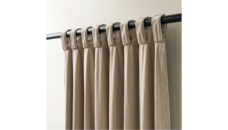 Z Gallerie Adair Solid Velvet Curtain