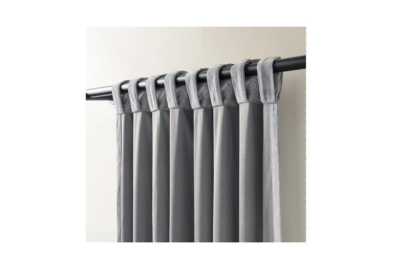 Z Gallerie Marble Velvet Curtain