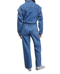 Warehouse Women's Tony Denim Jumpsuit