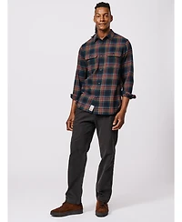 Aubin Men's Crowle Button Up Flannel Shirt