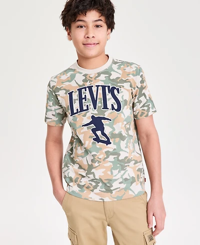 Levi's Boys' 8-20 Skate Camo Graphic T-Shirt