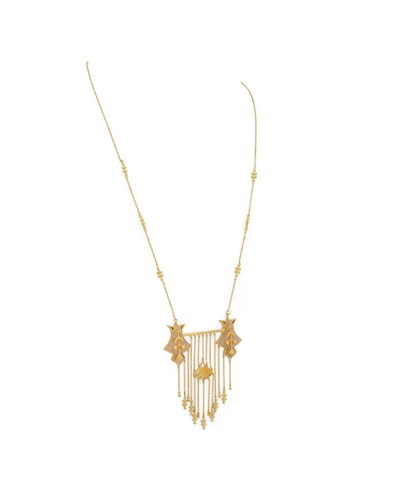 Dhwani Bansal 22K Gold Plated Serai Necklace