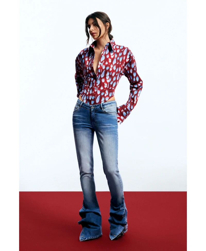 Desigual Women's Poplin body shirt Egonlab