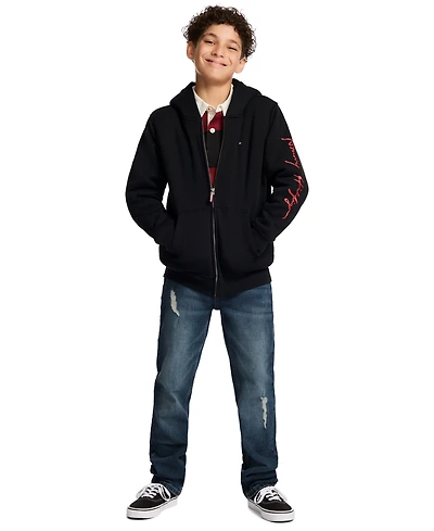 Tommy Hilfiger Boys 8-20 Signature Fleece Zip-Up Hoodie