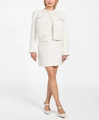 Guess Women's Clotilde Mini Tweed Skirt