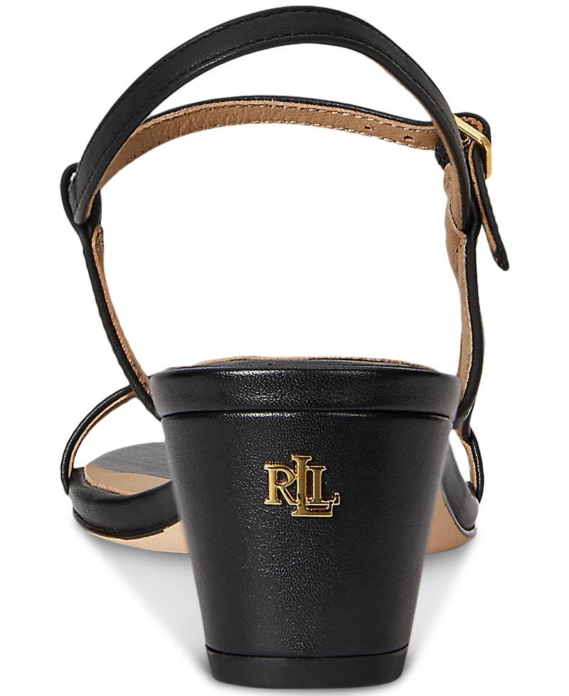 Lauren Ralph Women's Lainee Mid-Heel Sandals