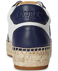 Lauren Ralph Lauren Women's Luize Round Toe Sneakers