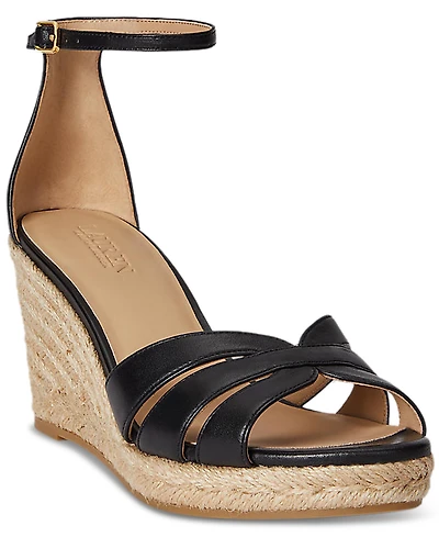 Lauren Ralph Women's Nellie Espadrilles Wedge Sandals