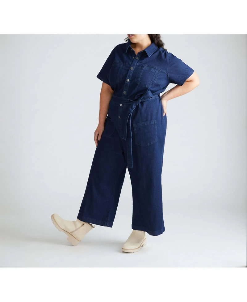 Universal Standard Women's Denim Jumpsuit