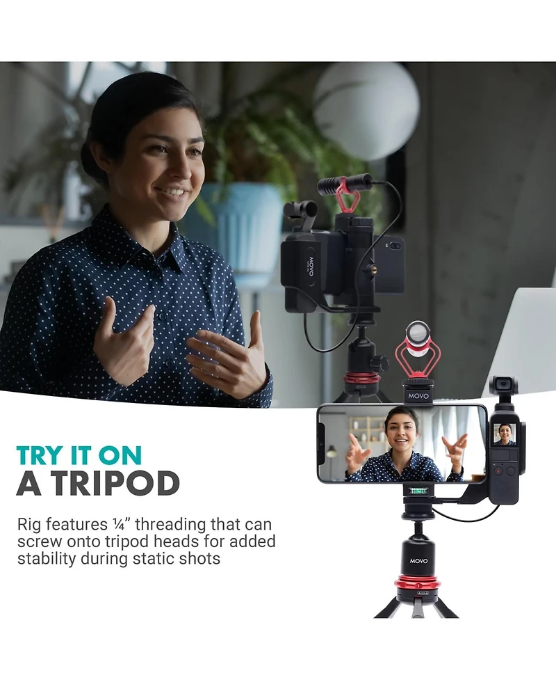 Movo Opr-50G Video Rig for Dji Osmo Pocket
