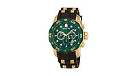 Invicta Men's Pro Diver Quartz Multifunction Green Dial Watch