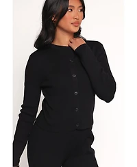 Petal and Pup Women's Elliot Knitted Pant Set - Black