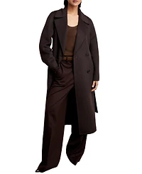 Reiss Women's Double-Breasted Blindseam Wool-Blend Coat