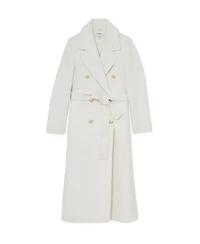 Reiss Women's Double-Breasted Blindseam Wool-Blend Coat