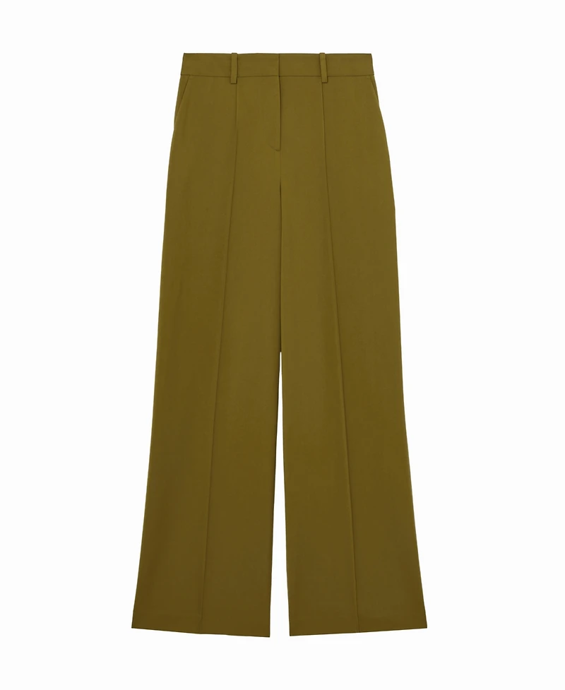 Reiss Women's Wide-Leg Pintuck Pants