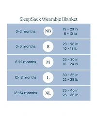 halo Baby 100% Cotton 0.5 Tog Sleepsack Wearable Blanket