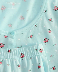 Charter Club Women's 2-Pc. Cotton Printed Cropped Pajamas Set
