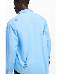 Desigual Men's Shirt with carp drawings