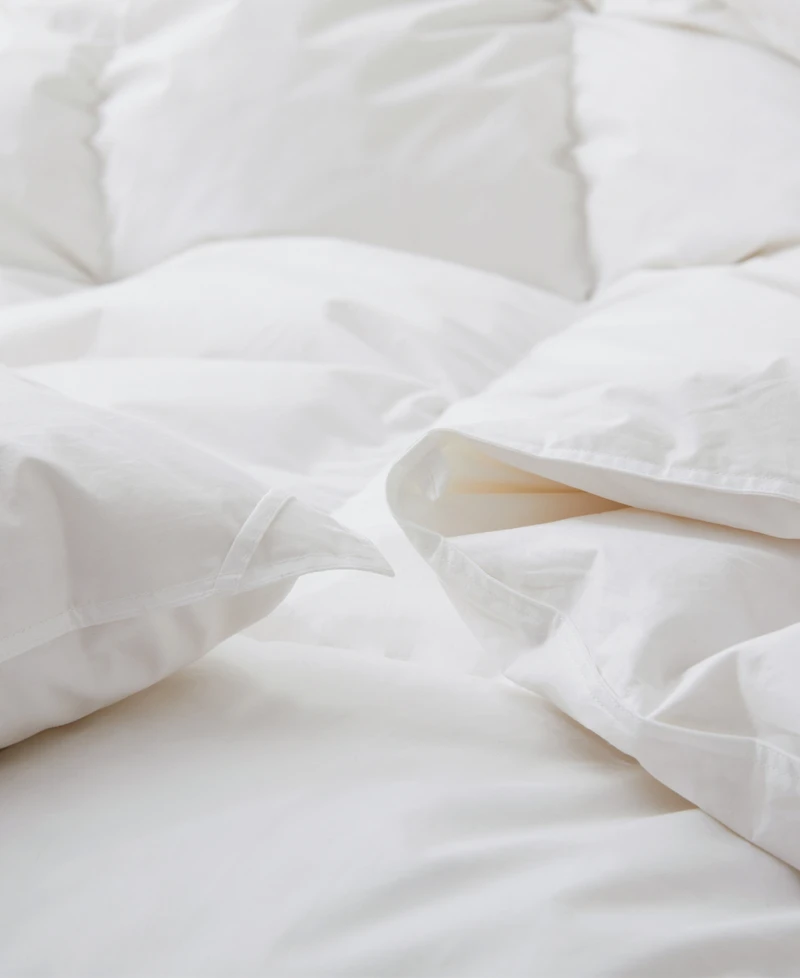 Unikome Ultra Soft White Goose Feather and Down Comforter