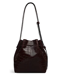 Radley London York Mews Faux Croc Small Drawstring Shoulder Bag