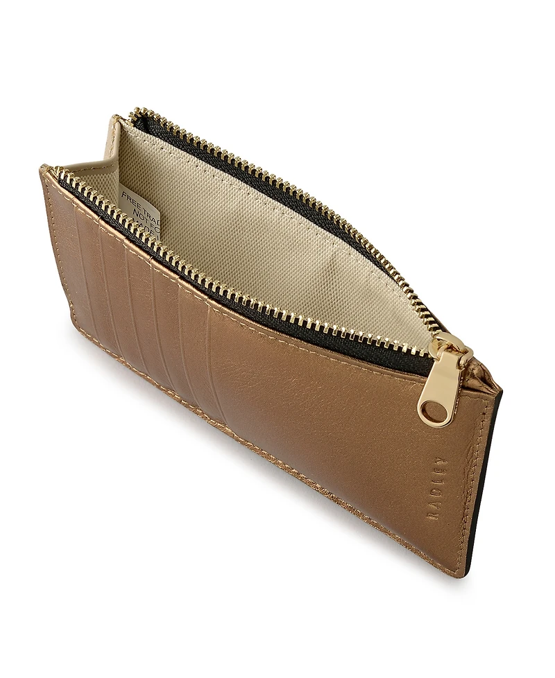 Radley London Sloane Mews Metallic Zip Top Wallet