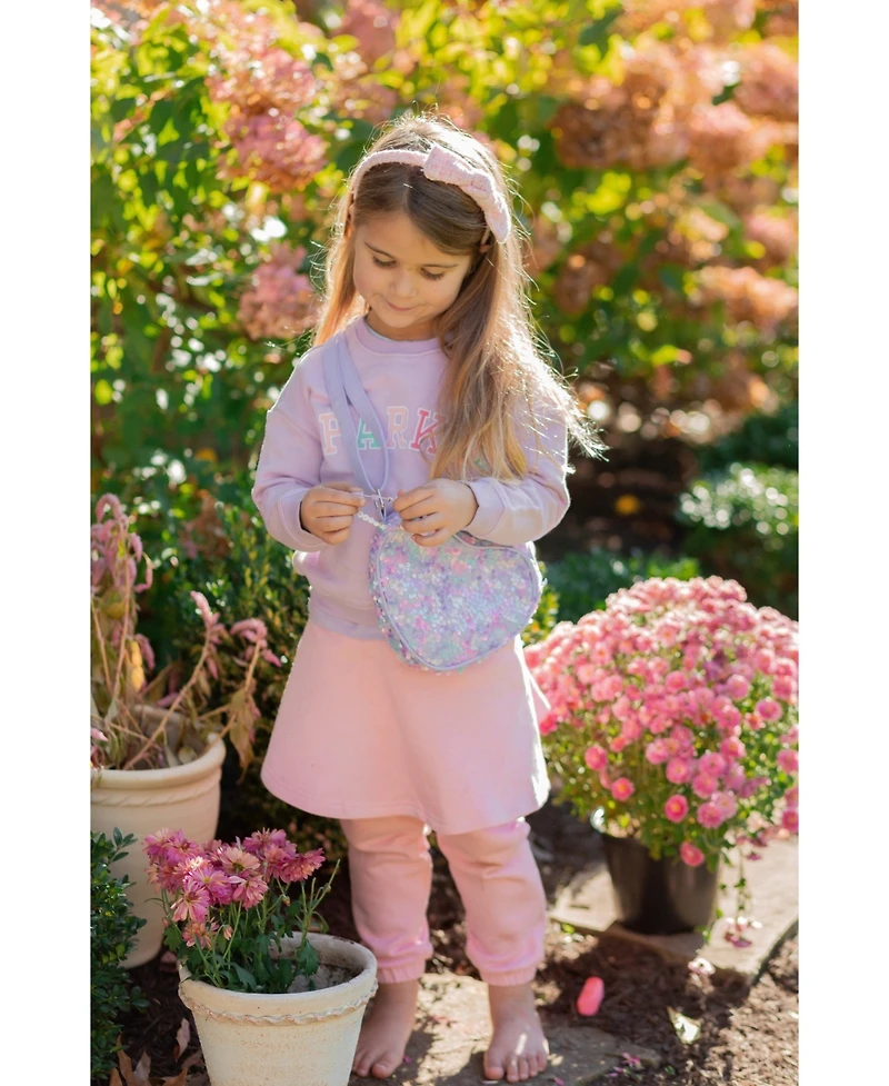 Bits & Bows Toddler Skirted Bow Joggers