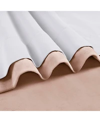 Half Price Drapes Rosey Dawn Signature Velvet Blackout Curtain