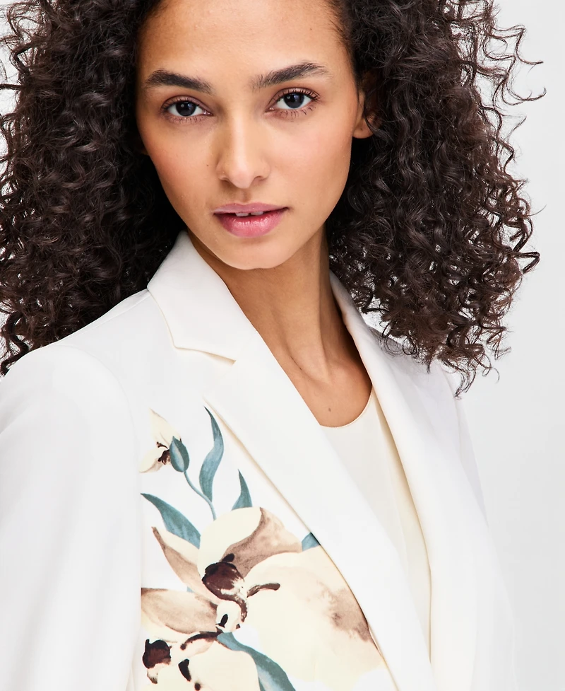 Anne Klein Petite Notch Collar Jacket