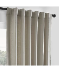 Half Price Drapes Fresh Khaki French Linen Room Darkening Curtain