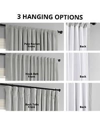 Exclusive Fabrics & Furnishings Signature Blackout Extra Wide Velvet Panel