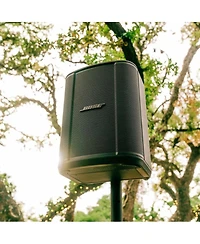 Bose S1 Pro+ Portable Wireless Pa System with Bluetooth, Black Bundle With Turnstile Audio Height-Adjustable Speaker Stand and Stand Case